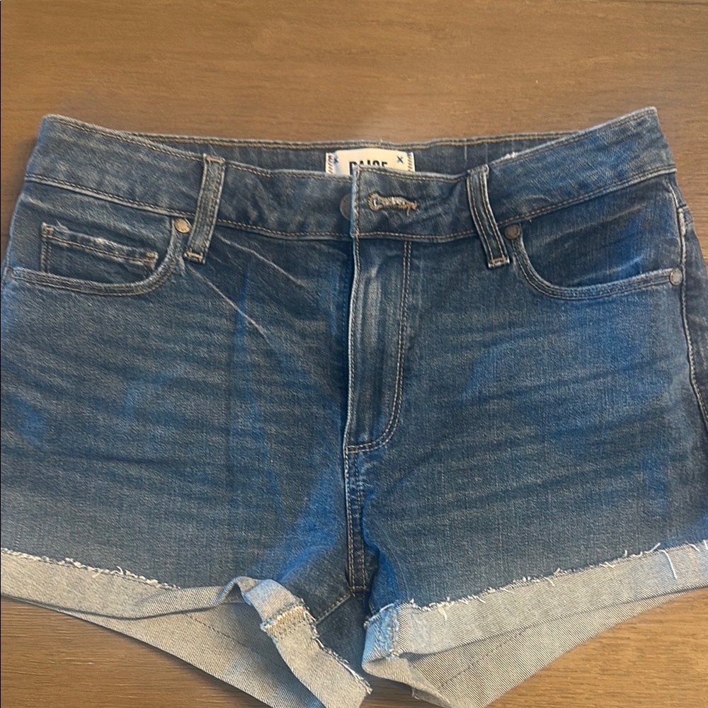 Blue Denim Cutoff Shorts